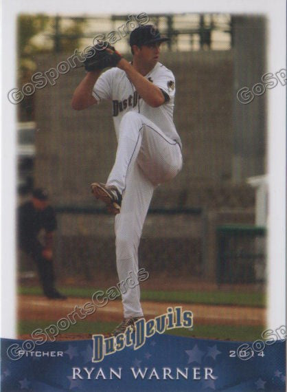 2014 Tri City Dust Devils Ryan Warner