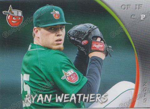 2019 Fort Wayne TinCaps Ryan Weathers