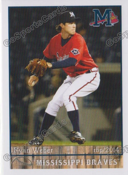 2014 Mississippi Braves Ryan Weber