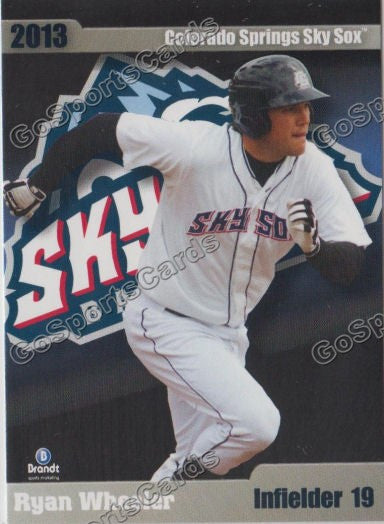 2013 Colorado Springs Sky Sox Ryan Wheeler