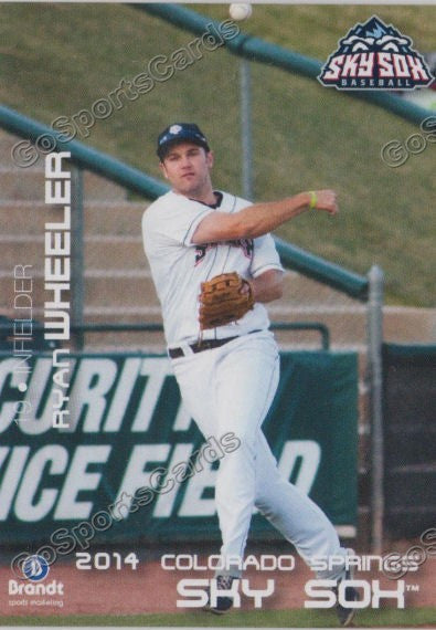 2014 Colorado Springs Sky Sox Ryan Wheeler