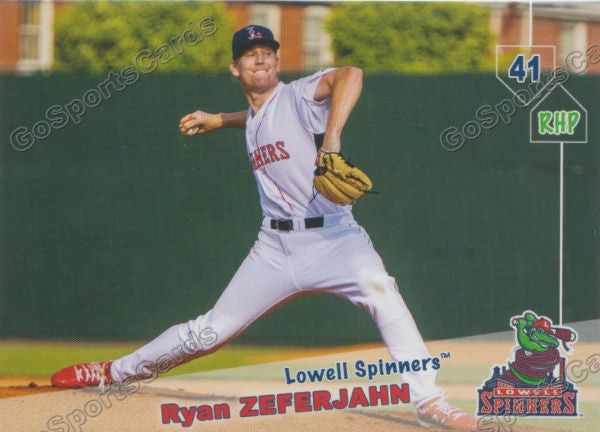 2019 Lowell Spinners Ryan Zeferjahn
