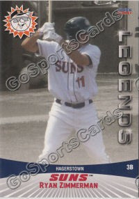 2011 Hagerstown Suns Legends Ryan Zimmerman