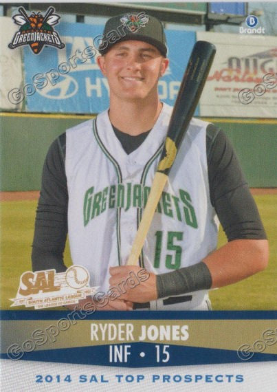 2014 South Atlantic League Top Prospect Ryder Jones