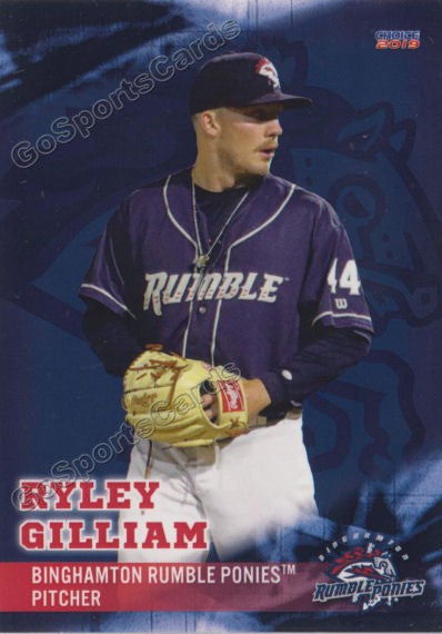 2019 Binghamton Rumble Ponies Ryley Gilliam