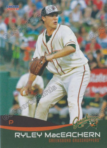 2016 Greensboro Grasshoppers Ryley MacEachern