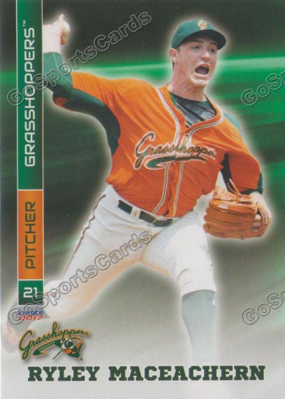 2017 Greensboro Grasshoppers Ryley Maceachern