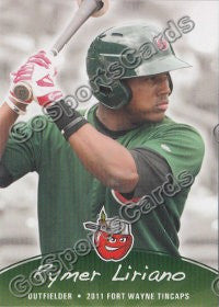 2011 Fort Wayne TinCaps Rymer Liriano