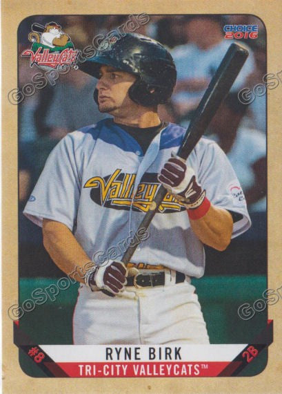 2016 Tri City ValleyCats Ryne Birk
