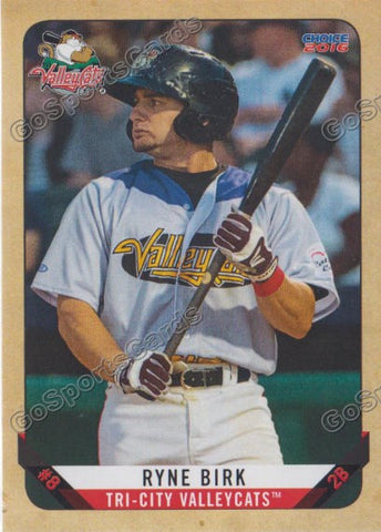 2016 Tri City ValleyCats Ryne Birk