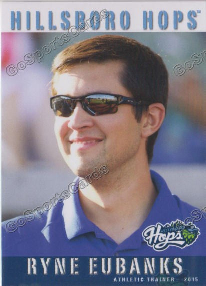 2015 Hillsboro Hops Ryne Eubanks