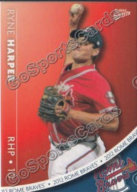 2012 Rome Braves Ryne Harper