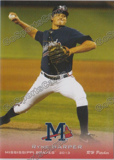2013 Mississippi Braves Ryne Harper
