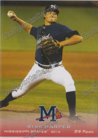 2013 Mississippi Braves Ryne Harper