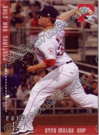 2010 Portland Sea Dogs Ryne Miller