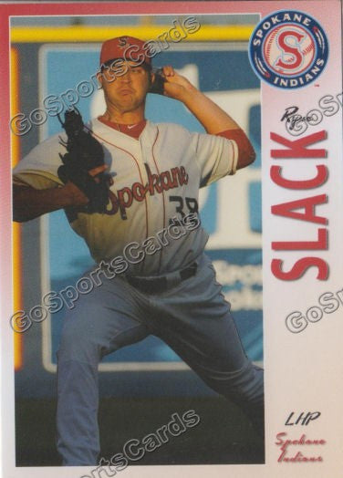 2013 Spokane Indians Ryne Slack