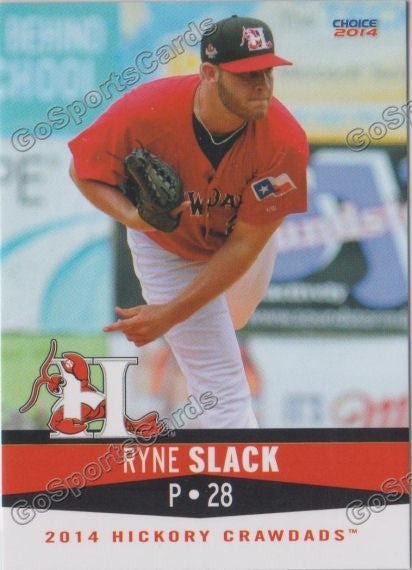 2014 Hickory Crawdads Ryne Slack