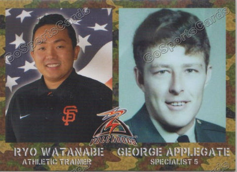 2014 Salem Keizer Volcanoes Military SGA Ryo Watanabe