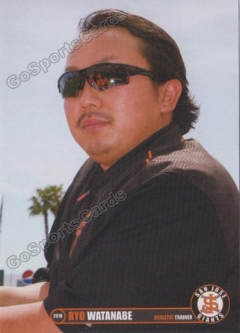 2018 San Jose Giants Ryo Watanabe