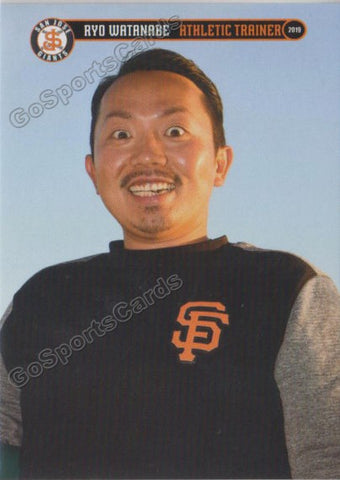 2019 San Jose Giants Ryo Watanabe