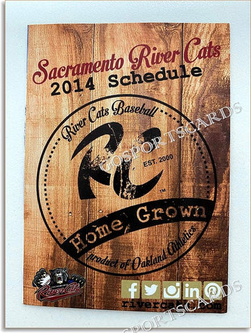 2014 Sacramento River Cats Pocket Schedule
