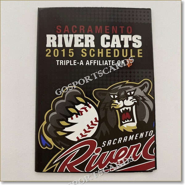 2015 Sacramento River Cats Pocket Schedule