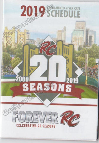 2019 Sacramento River Cats Pocket Schedule
