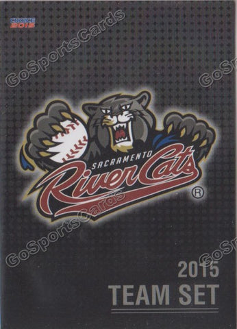 2015 Sacramento River Cats Header Checklist Card