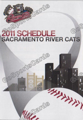 2011 Sacramento River Cats Pocket Schedule