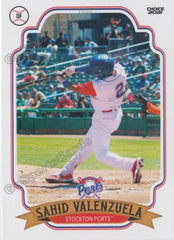 2021 Stockton Ports Sahid Valenzuela – Go Sports Cards