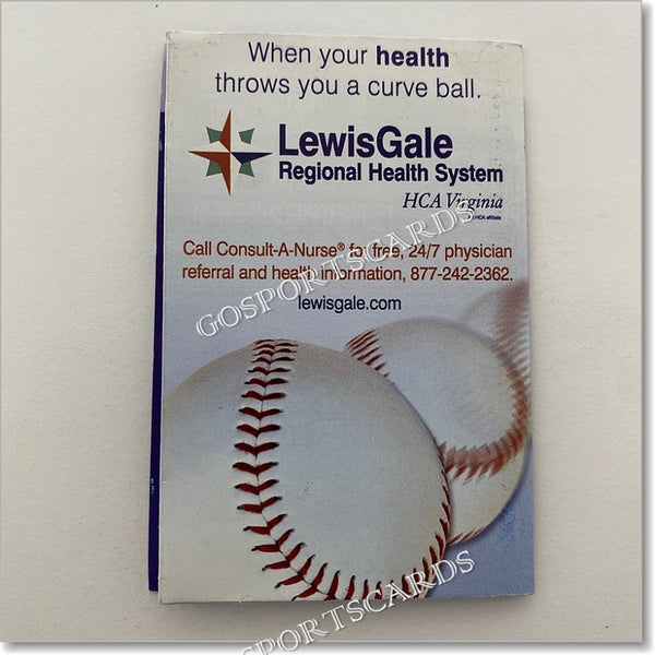 2016 Salem Red Sox Pocket Schedule