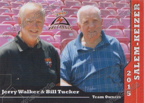 2015 Salem Keizer Volcanoes Jerry Walker Bill Tucker