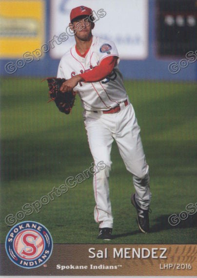 2016 Spokane Indians Sal Mendez