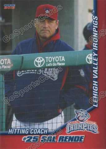 2013 Lehigh Valley IronPigs Sal Rende