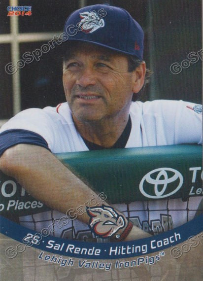 2014 Lehigh Valley IronPigs Sal Rende
