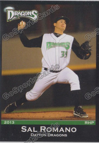 2013 Dayton Dragons Sal Romano