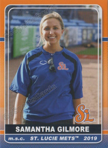 2019 St Lucie Mets Samantha Gilmore