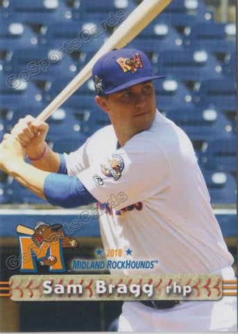 2018 Midland RockHounds Sam Bragg