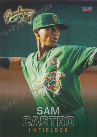 2018 Greensboro Grasshoppers Samuel Sam Castro