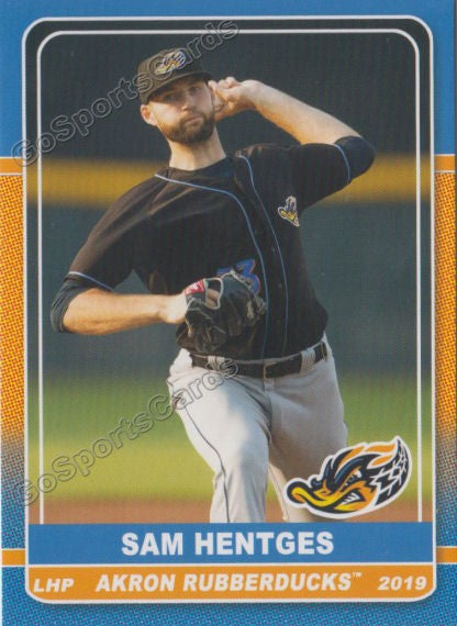 2019 Akron Rubberducks Sam Hentges