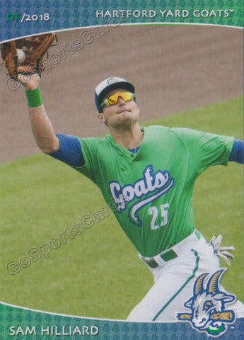 2018 Hartford Yard Goats Sam Hilliard
