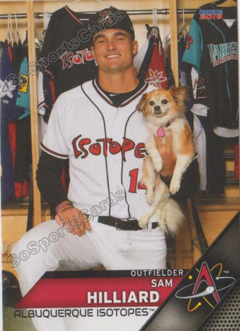 2019 Albuquerque Isotopes Sam Hilliard