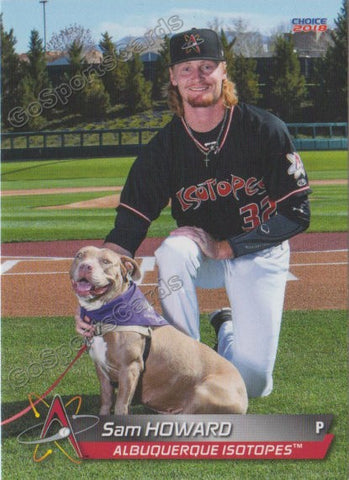 2018 Albuquerque Isotopes Sam Howard