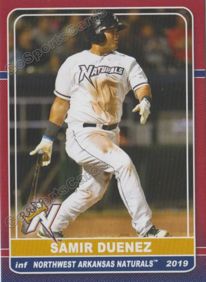 2019 Northwest Arkansas Naturals Samir Duenez