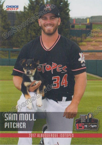 2017 Albuquerque Isotopes Sam Moll