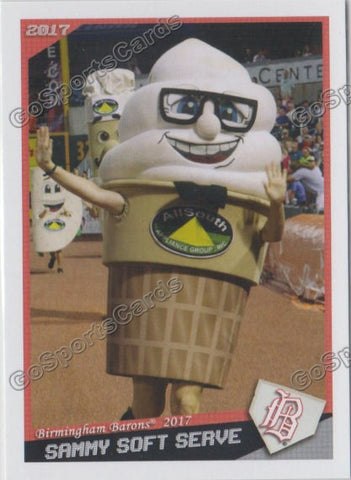 2017 Birmingham Barons Sammy Soft Serve