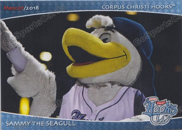 2018 Corpus Christi Hooks Sammy The Seagull Mascot