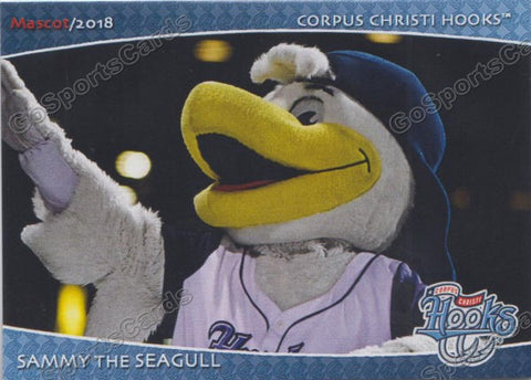 2018 Corpus Christi Hooks Sammy The Seagull Mascot
