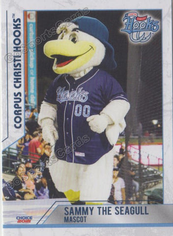 2021 Corpus Christi Hooks Sammy The Seagull Mascot
