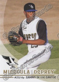 2010 Missoula Osprey Sammy De Los Santos